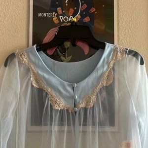 Vintage bed jacket/ nightgown; photoshoot fairy